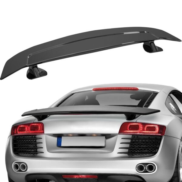 GT Wing Autospoiler, 117,6 Cm Universalspoiler, Kompatibel Mit Den Meisten Limousinen Und Coupés, Hochfestes ABS-Material, Auto Heckspoilerflügel, Racing Spoiler BGW/JDM Drift Glänzend Schwarz - TYXWYABS46INXC430V0