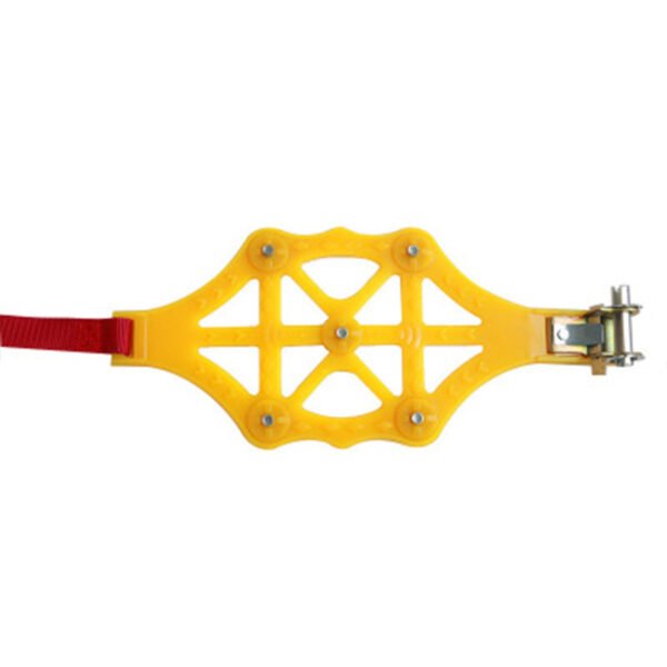 Emergency Tire Snow Chain Double Buckle - Yellow