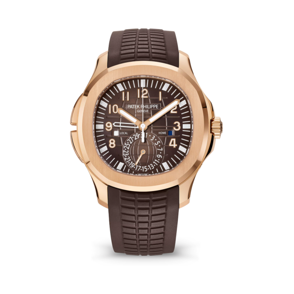 Patek Philippe Aquanaut Travel Time, 18k Rose Gold, 40,8mm, Ref# 5164R-001 1:1