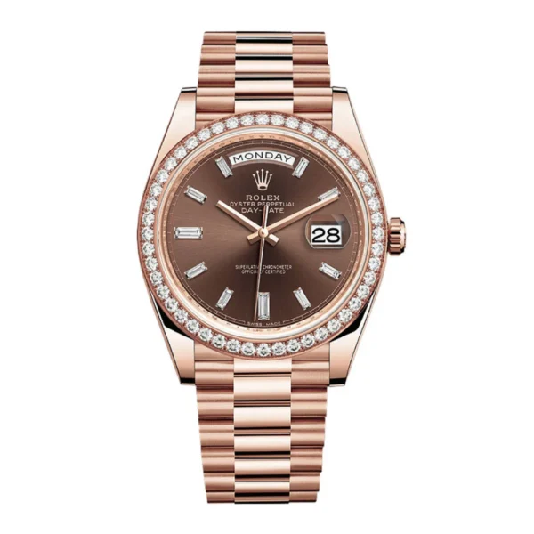 Rolex Day-Date 228345RBR “Chocolate Dial” Master Quality 1:1 - Swiss