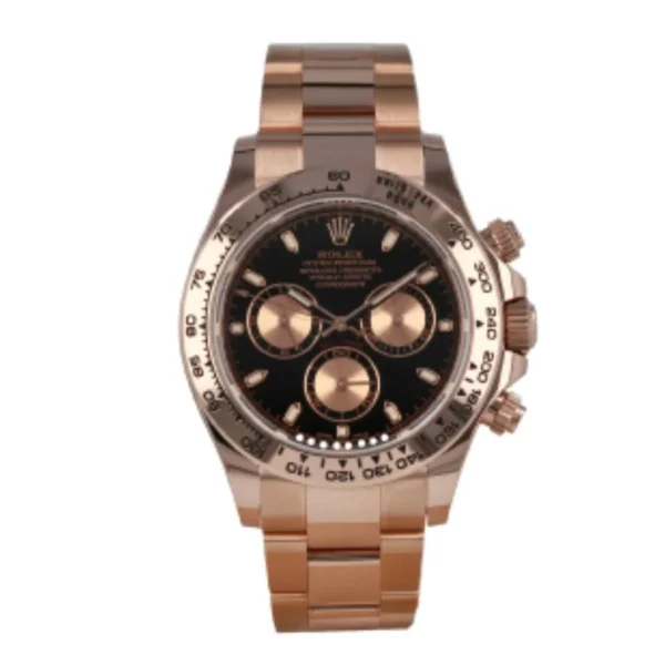Rolex Daytona 116505 “Everose Black Dial” Supreme Edition 1:1 - Swiss
