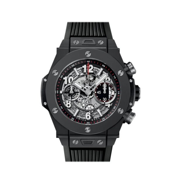 Hublot Big Bang Automatic Chronograph, 45mm, Black Ceramic, Ref# 411.CI.1170.RX, Unworn 2025 1:1