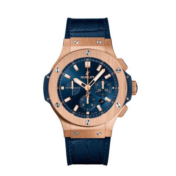 Hublot Big Bang Gold Blue 44mm, 18kt Rose Gold, Ref# 301.PX.7180.LR, Unworn 2025 1:1