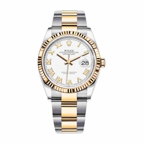 Rolex Datejust 126300 “White Roman Dial” Authentic 1:1 - Standard