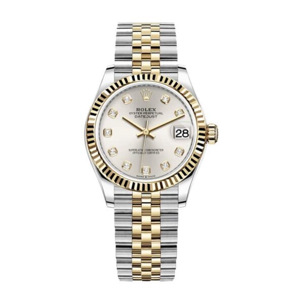 Rolex Lady-Datejust 279173 Silver Diamond Dial Deluxe Edition 1:1 - Swiss