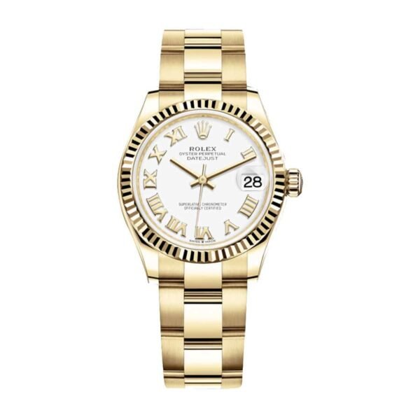 Rolex Datejust 278278 Yellow Gold Fluted Bezel Top 1:1