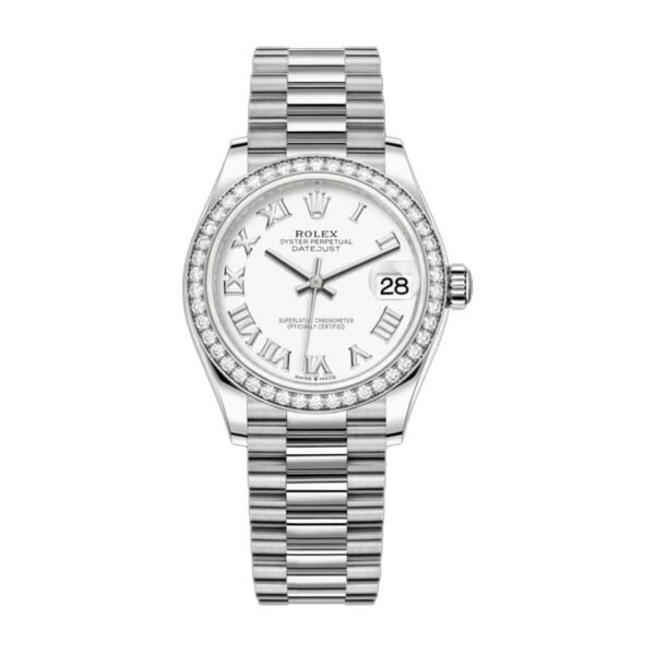 Rolex Datejust 278289RBR White Gold Diamond Bezel Luxury Quality 1:1 - Standard