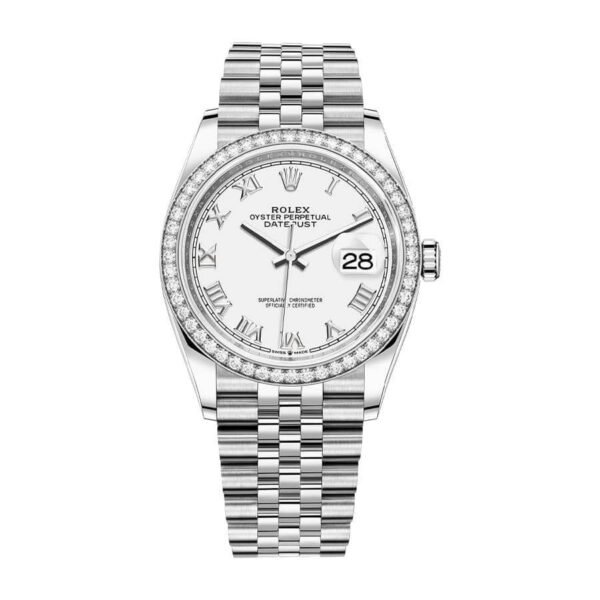 Rolex Datejust 126284RBR “White Roman Dial” Ultra Luxury 1:1 - Swiss