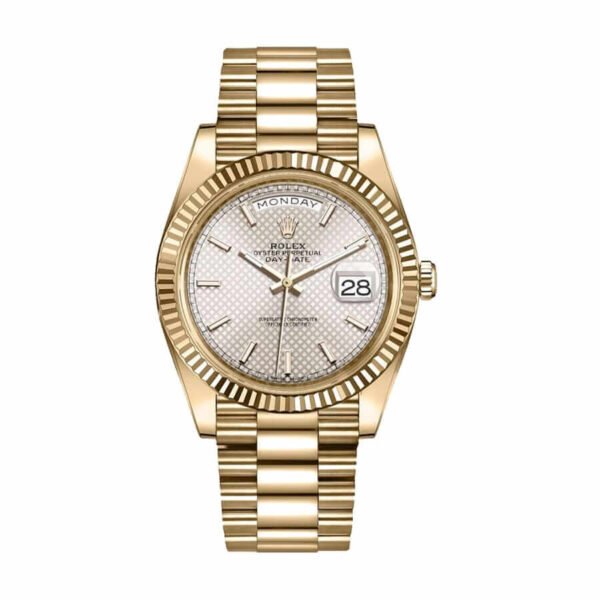Rolex Day-Date 228238-0004 “Diagonal Silver” Premium 1:1 - Swiss