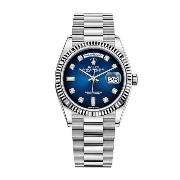 Rolex Day-Date 128239 “Blue Diamond Dial” High Fidelity 1:1 - Swiss