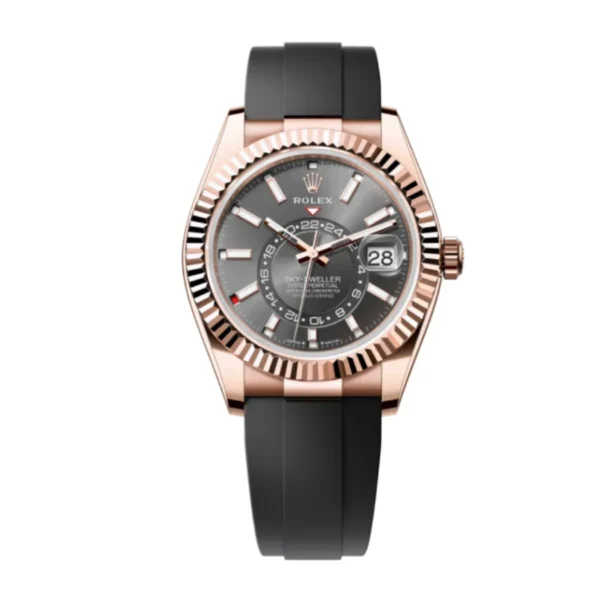 Rolex Sky-Dweller 326935 “Everose Rhodium Oysterflex” First-Class 1:1 - Standard
