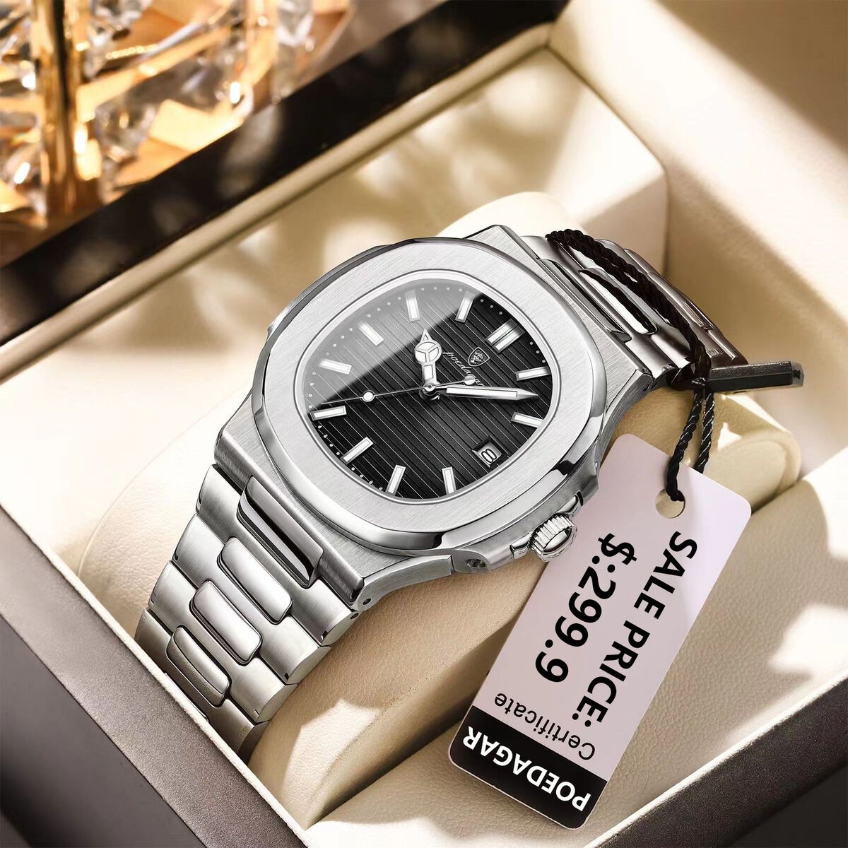 poedagar top luxury brand man watch sports waterproof luminous date men wristwatch square dial quartz men's watches high quality poedagar top luxury brand man watch sports waterproof luminous date men wristwatch square dial quartz men's watches high quality