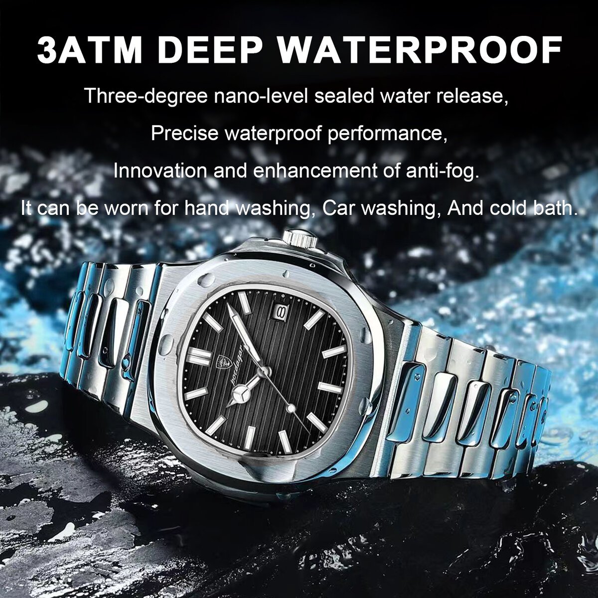 poedagar top luxury brand man watch sports waterproof luminous date men wristwatch square dial quartz men's watches high quality poedagar top luxury brand man watch sports waterproof luminous date men wristwatch square dial quartz men's watches high quality