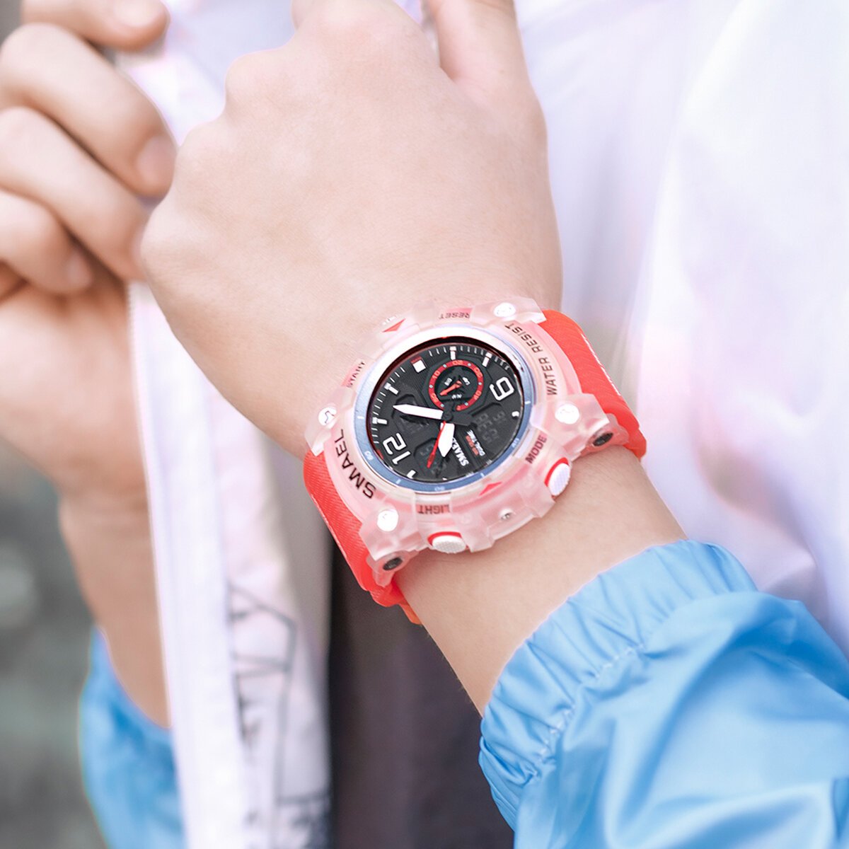 smael sport watch military wristwatch for men alarm stopwatch led digital back light dual time display waterproof watch men 8007 smael sport watch military wristwatch for men alarm stopwatch led digital back light dual time display waterproof watch men 8007