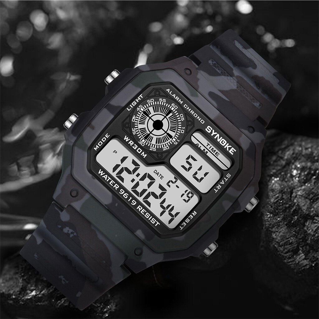 synoke outdoor military digital watch for men fashion retro men watch sports waterproof men watch multifunctional luminous synoke outdoor military digital watch for men fashion retro men watch sports waterproof men watch multifunctional luminous