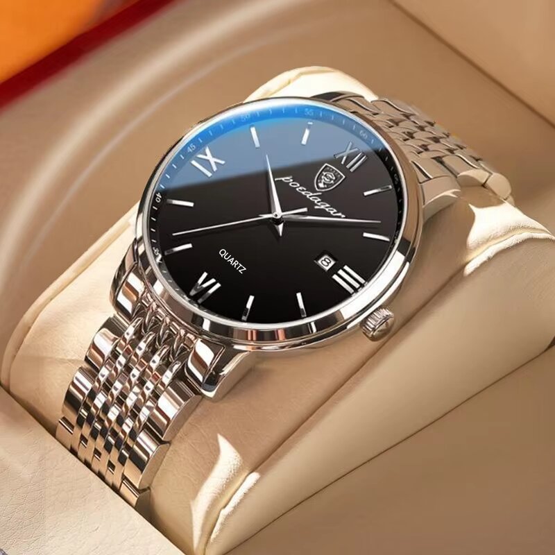 poedagar luxury sports men's wristwatch stainless steel waterproof date man watch high quality casual fashion quartz men watches poedagar luxury sports men's wristwatch stainless steel waterproof date man watch high quality casual fashion quartz men watches