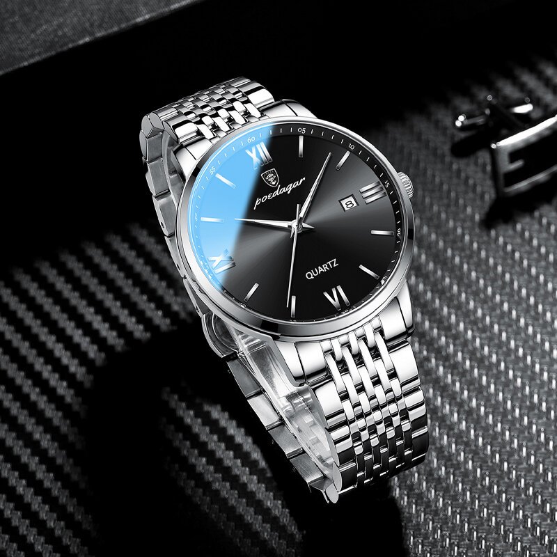 poedagar luxury sports men's wristwatch stainless steel waterproof date man watch high quality casual fashion quartz men watches poedagar luxury sports men's wristwatch stainless steel waterproof date man watch high quality casual fashion quartz men watches