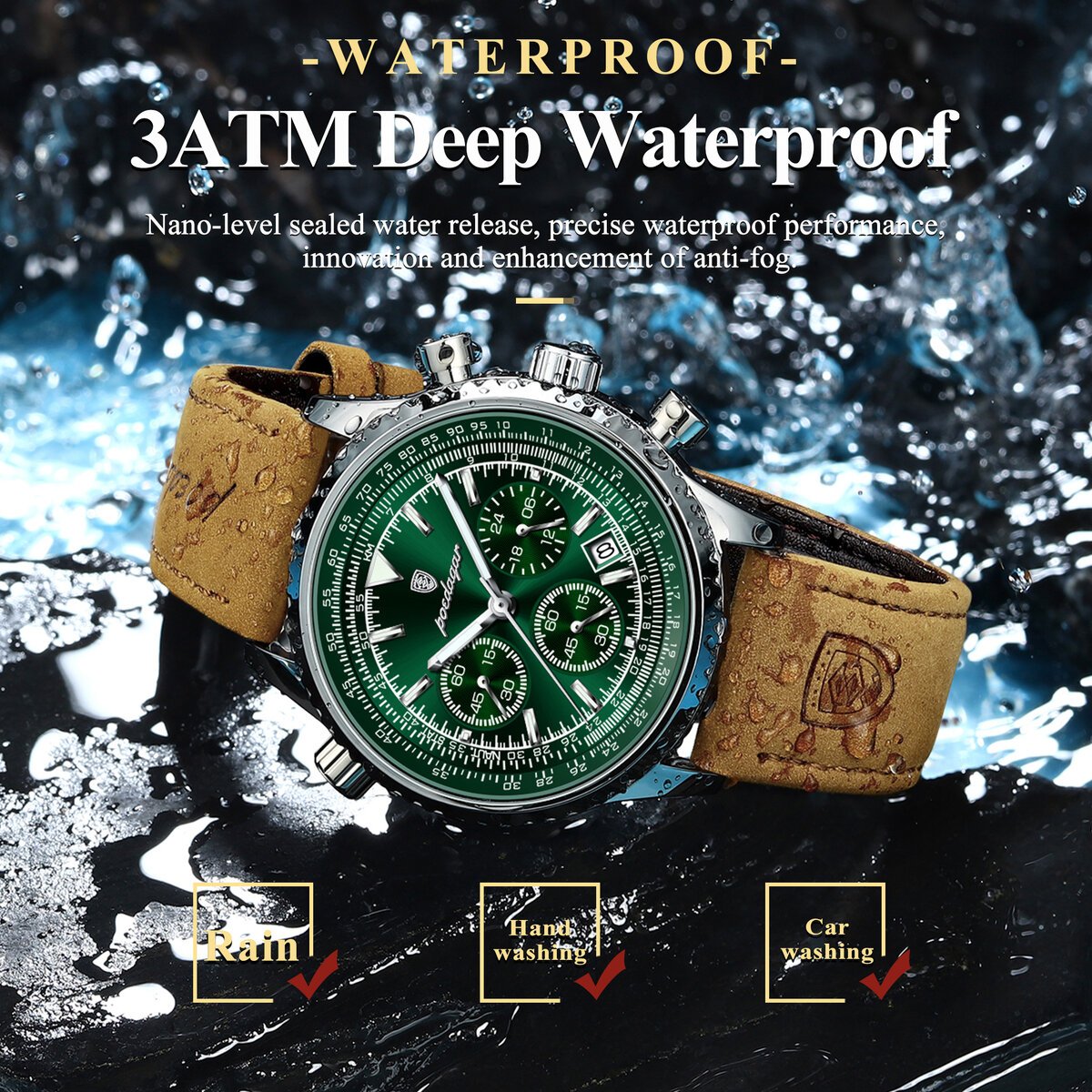 poedagar luxury man watch quartz waterproof luminous date chronograph leather men wristwatch military sports men's watches reloj poedagar luxury man watch quartz waterproof luminous date chronograph leather men wristwatch military sports men's watches reloj