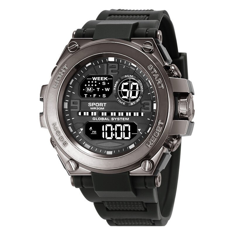 multifunction men's sports watch waterproof luminous alarm clock men led digital watch large dial electronic wristwatch for man multifunction men's sports watch waterproof luminous alarm clock men led digital watch large dial electronic wristwatch for man