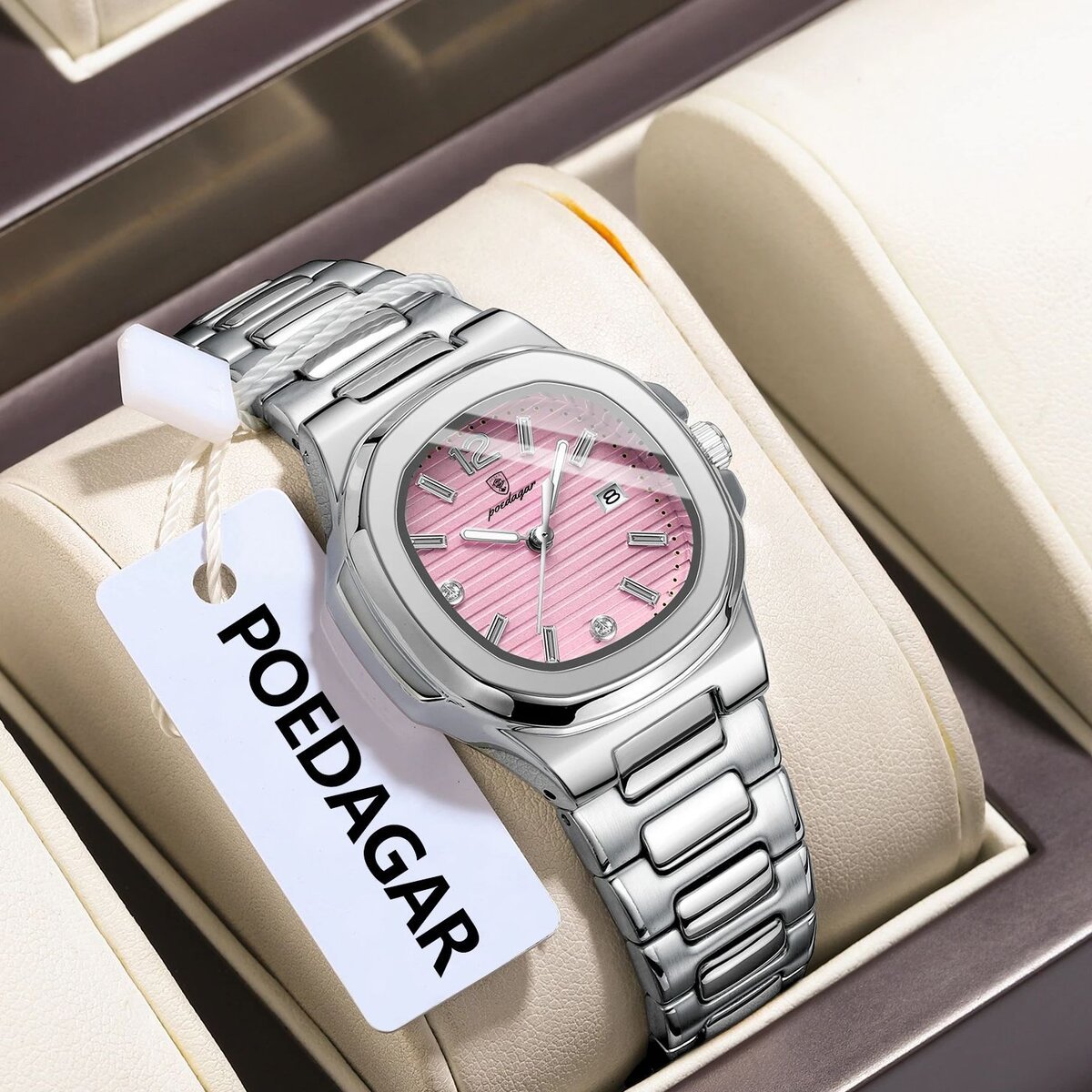 poedagar square fashion woman wristwatch luminous waterproof date ladies watch luxury high quality quartz women's watches reloj poedagar square fashion woman wristwatch luminous waterproof date ladies watch luxury high quality quartz women's watches reloj