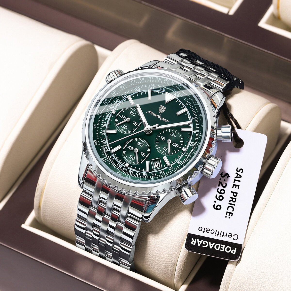 poedagar luxury watches for men date chronograph stainless steel man watch waterproof luminous sport military men's quartz watch poedagar luxury watches for men date chronograph stainless steel man watch waterproof luminous sport military men's quartz watch