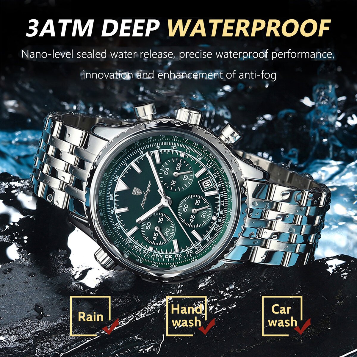 poedagar luxury watches for men date chronograph stainless steel man watch waterproof luminous sport military men's quartz watch poedagar luxury watches for men date chronograph stainless steel man watch waterproof luminous sport military men's quartz watch