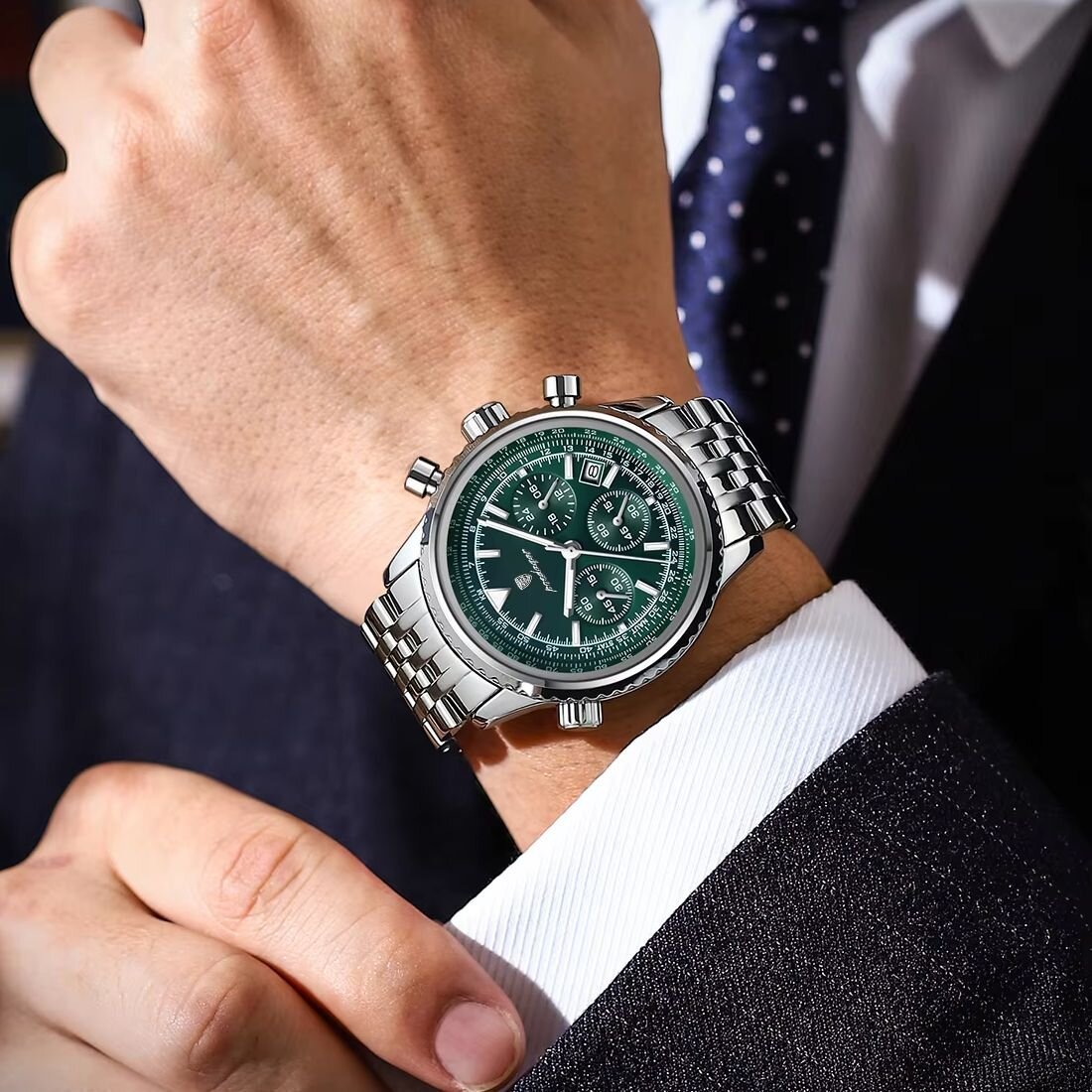 poedagar luxury watches for men date chronograph stainless steel man watch waterproof luminous sport military men's quartz watch poedagar luxury watches for men date chronograph stainless steel man watch waterproof luminous sport military men's quartz watch