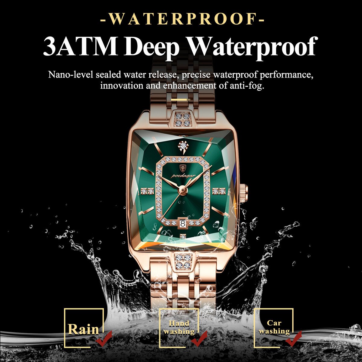 poedagar luxury watch for woman waterproof calendar high quality ladies watch stainless steel quartz women's watches elegant+box poedagar luxury watch for woman waterproof calendar high quality ladies watch stainless steel quartz women's watches elegant+box