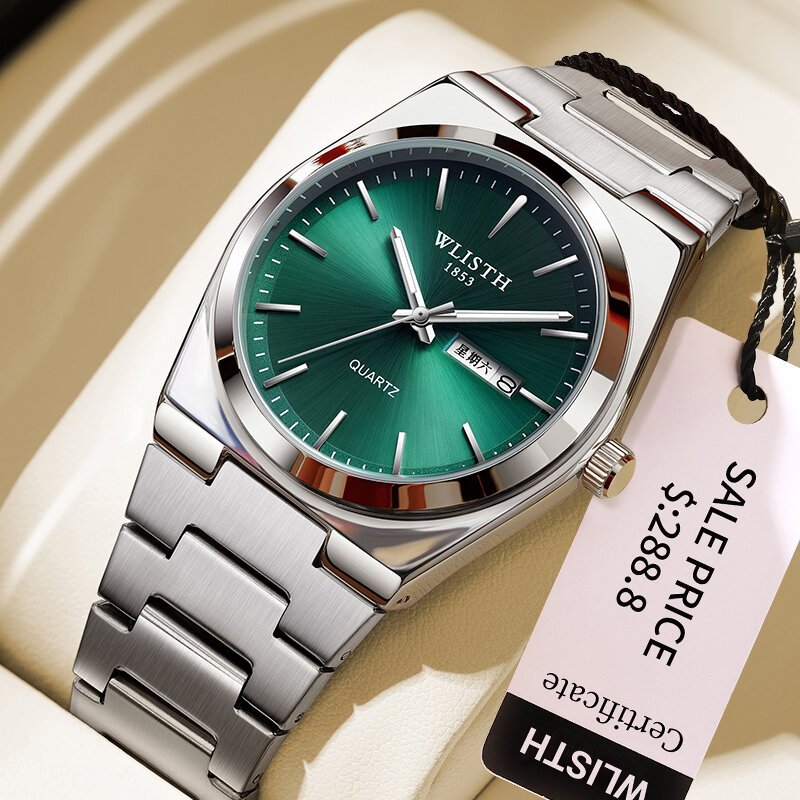 man watch quartz watch luxury waterproof luminous date week stainless steel men's watch male relógios masculino reloj hombre man watch quartz watch luxury waterproof luminous date week stainless steel men's watch male relógios masculino reloj hombre